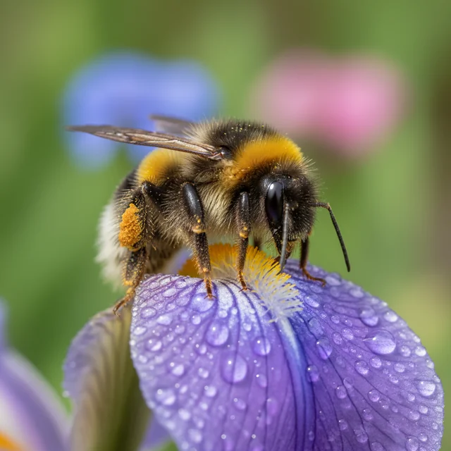 Generated bee photograph